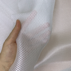 Сетка 3D трехслойная Air mesh 160 гр/м2, цвет Белый (на отрез)  в Кургане