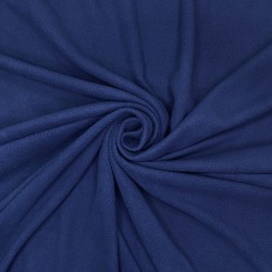 Флис Односторонний 130 гр/м2, цвет Темно-синий (на отрез)  в Кургане