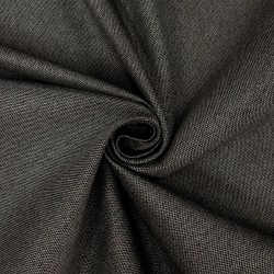 Ткань Рогожка (мебельная), цвет Тёмно-Серый (на отрез)  в Кургане