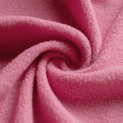 Флис Односторонний 130 гр/м2, цвет Розовый (на отрез)  в Кургане