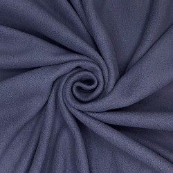 Ткань Флис Односторонний 130 гр/м2, цвет Темно-серый (на отрез)  в Кургане