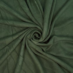 Ткань Флис Односторонний 130 гр/м2, цвет Темный хаки (на отрез)  в Кургане
