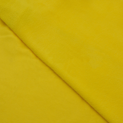 Флис Односторонний 180 гр/м2, Желтый (на отрез)  в Кургане