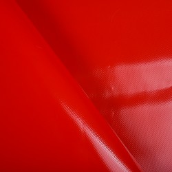Ткань ПВХ 450 гр/м2, Красный (на отрез)  в Кургане