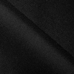 Прорезиненная ткань Оксфорд 600D ПВХ, Черный   в Кургане