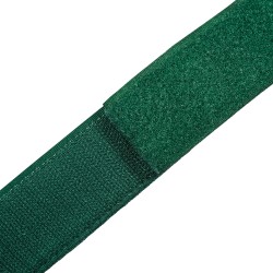 Контактная лента 40мм (38мм) цвет Зелёный (велькро-липучка, на отрез)  в Кургане