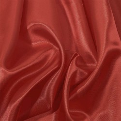 Ткань Атлас-сатин, цвет Красный (на отрез)  в Кургане