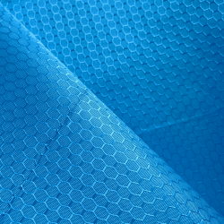 Ткань Оксфорд 300D PU Рип-Стоп СОТЫ, цвет Голубой (на отрез)  в Кургане