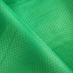 Ткань Оксфорд 300D PU Рип-Стоп СОТЫ, цвет Зелёный (на отрез)  в Кургане