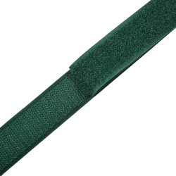 Контактная лента 25мм цвет Зелёный (велькро-липучка, на отрез)  в Кургане