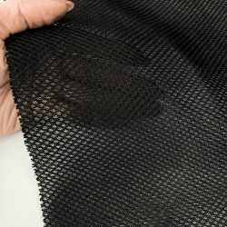 Сетка 3D трехслойная Air mesh 165 гр/м2, цвет Черный (на отрез)  в Кургане